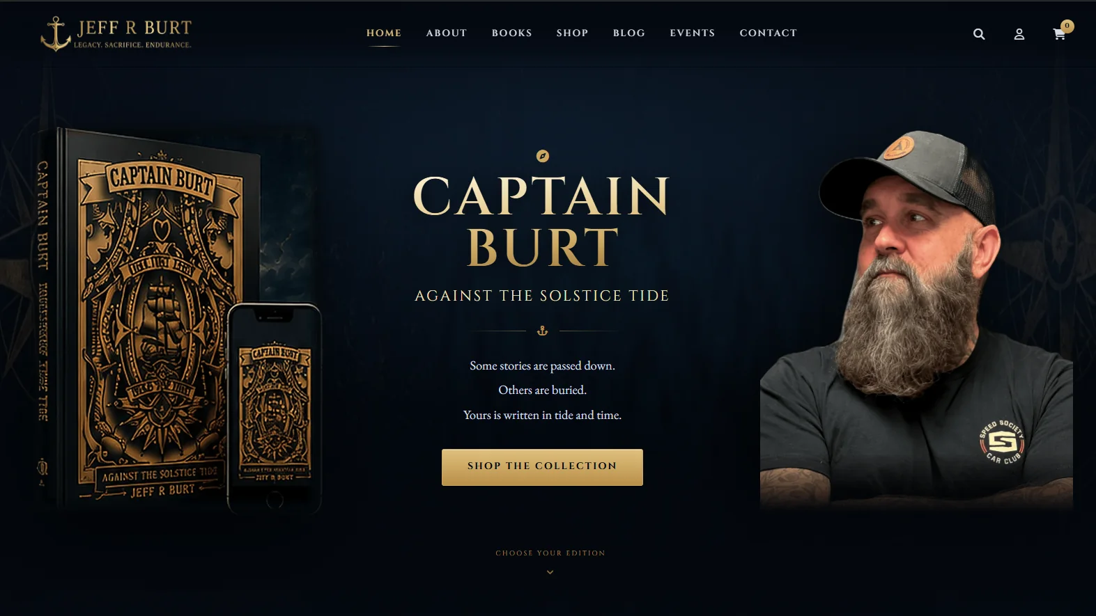 Jeff R Burt — E-commerce project by Divelpar